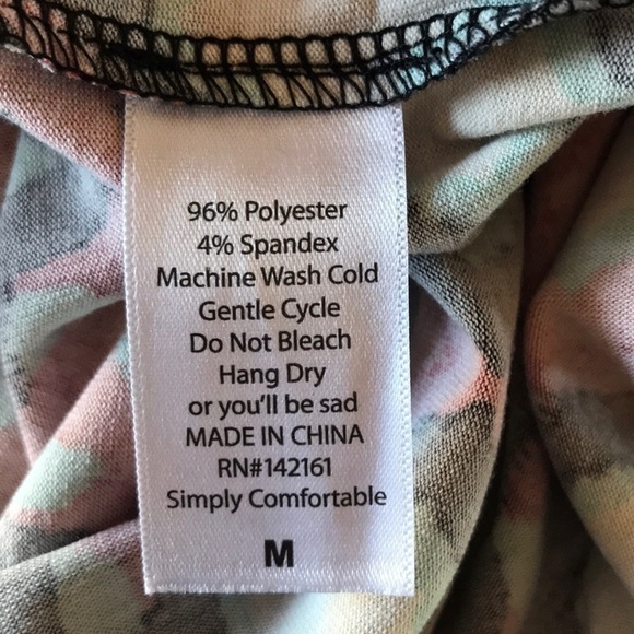 LULAROE MEDIUM 3/4 SLEEVE TOP - Picture 5 of 6